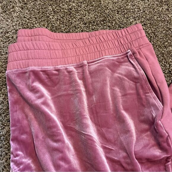 NWOT All Worthy Hunter McGrady Mixed Media Velvet Jogger - Picture 5 of 10